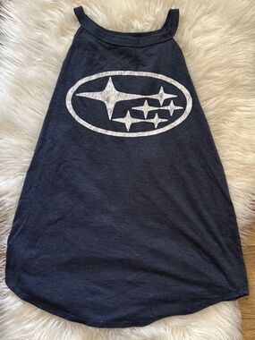 SUBARU Logo Navy Racerback Tank